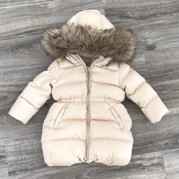 Gap Toddler Girls/' ColdControl Max Long Puffer Jacket Pink Champagne